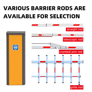 Dc động cơ không chổi than Hợp kim nhôm cổng rào cản Telescopic Boom 24V tốc độ điều chỉnh IP68 bảo vệ điều khiển từ xa cho bãi đậu xe - Product Image 3