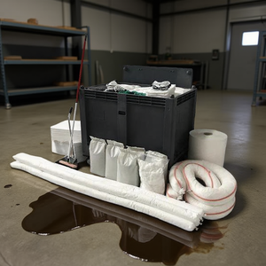 Ttake Spill <b>Kit</b> Only Oil Wheeled Spill <b>Kit</b> With Absorbent Pads And Socks For Industrial Use - Product Image 3