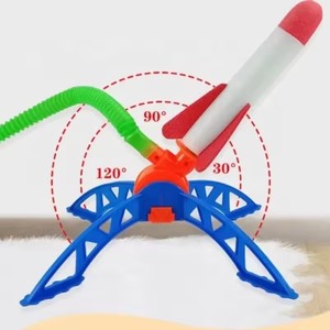 Lanceur de fusées à air comprimé pour enfants, jeu d'extérieur avec pompe à pied, jouet pour enfants, cadeau - Product Image 3