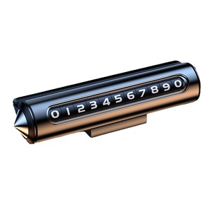 Passe-Porte-Monnaie de Stationnement Temporaire pour Voiture, Marque OEM Moderne, avec Cintre Rétractable, Brise-Vitre, Logo Personnalisé en Métal - Product Image 1