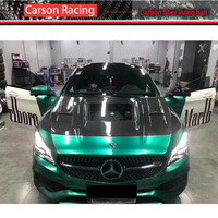 2013-2016 Mercedes CLA Kelas W117 IMP gaya karbon basah tudung serat kaca transparan aksesoris eksterior untuk mobil W117
