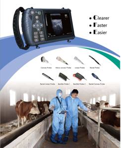 Longermay ระบบอัลตร้าซาวด์ B/W อัลตร้าซาวด์5.6นิ้ว LED มีดิจิตอลในสัตวแพทย์ - Product Image 5