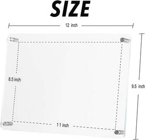 Cadre photo en verre cristal A4 pour diplôme, certificat d'honneur, photo de remise de diplôme, 5, 6, 7, 8 pouces, personnalisable en usine - Product Image 2