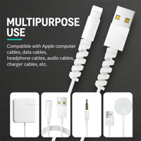 Funda Protectora para Cables de Datos, Organizador para Cables de Carga de Teléfonos Móviles, Computadoras y Tabletas