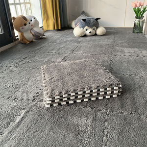 2024 nueva <span class=keywords><strong>alfombra</strong></span> de felpa moderna para dormitorio principal, tienda completa, sala de estar, ventana de la bahía, coches, manta de noche resistente a la suciedad - Product Image 4