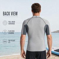 Haut de combinaison de plongée pour homme 2 mm en néoprène, idéal pour le surf et le SUP