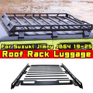 สำหรับ Suzuki Jimny JB64 JB74 ปี 2019-2025 โครงเหล็กหลังคาอัลลอยด์สำหรับบรรทุกสัมภาระ อุปกรณ์ตกแต่งรถยนต์ - Product Image 1