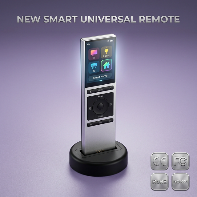 WRT8 Solar-Powered LED TV Remote Control with App Control for Television
