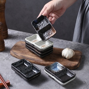 Piatto per Salsa di Soia in Ceramica <span class=keywords><strong>a</strong></span> Due Strati, Stile Coreano, per Barbecue e Hot Pot, con <span class=keywords><strong>Scomparti</strong></span> per Salse - Product Image 3