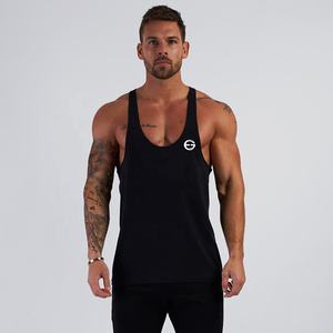 Wholesale Slim Fit men tank top Breathable Male Singlet <b>Vest</b> top Custom Logo Workout Men Tank Tops - Product Image 6