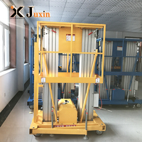 Plateforme élévatrice verticale électrique personnalisée en alliage d'aluminium avec système de contrôle couleur sur mesure pour la construction