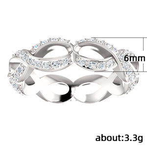 Anello da Donna F334 in Oro Bianco con Diamante Taglio Brillante Rotondo Colore G Naturale Gioiello di Fidanzamento - Product Image 4