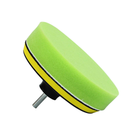 Tampon de polissage en mousse de 3/4/5/6/7/8 pouces, disque de polissage, support de polissage de haute qualité pour polisseuse automobile, tampon éponge