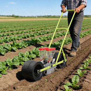 Seminatrice manuale a 2 file ad alta precisione per ortaggi, con componente centrale a ingranaggi, per la semina di <span class=keywords><strong>semi</strong></span> di ortaggi, erbe cinesi, cavoli, <span class=keywords><strong>ravanelli</strong></span> e piccole colture - Product Image 1