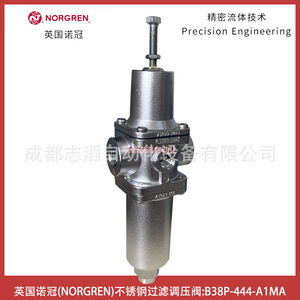วาล์วลดแรงดันนอร์เกรน B38P-444-A1MA สแตนเลส 1/4 นิ้ว แก๊ส นิวเมติก - Product Image 2