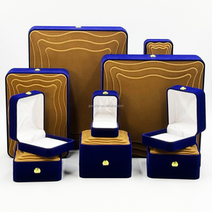 보석 목걸이 팔찌 시계 럭셔리 벨벳 보석 보관함 맞춤 세트 포장 상자 - Product Image 3