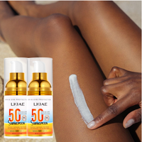 Crème solaire SPF50 de haute qualité, protection large spectre UVA UVB, légère, non grasse, absorption rapide, pour femmes