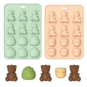 แม่พิมพ์ซิลิโคนแบบกำหนดเองสำหรับช็อกโกแลตดูไบ แม่พิมพ์ซิลิโคนสำหรับช็อกโกแลตแบบมืออาชีพ แม่พิมพ์ช็อกโกแลตแท่งขนาดเล็ก 3 มิติ - Product Image 5