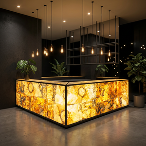Translucent Natural Marble Stone Veneer Flexible Eco-Friendly Strong Custom Size Bathroom Hotel Villa Garden Modern Design - Product Image 3