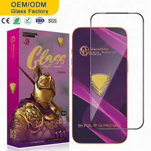 ฟิล์มกระจกนิรภัย Golden armor OG Glass Anti Static 9H ป้องกันรอยนิ้วมือ ครอบคลุมเต็มจอ สำหรับ iPhone 15/16/17/18 Pro <span class=keywords><strong>Max</strong></span> - Product Image 1