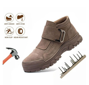 Calzado de Seguridad de Acero de Alta Calidad Más Vendido, Calzado de Seguridad Deportivo con Puntera de Acero Anti-aplastamiento, Botas de Seguridad de Acero Negras - Product Image 1