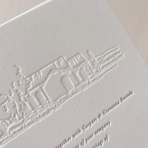 Invitaciones <span class=keywords><strong>de</strong></span> Boda Personalizadas <span class=keywords><strong>de</strong></span> Papel Blanco Recubierto con Relieve en Relieve, Logotipo en Relieve, Doble Cara, Borde Dorado, Tarjeta <span class=keywords><strong>de</strong></span> Visita - Product Image 6