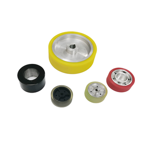 Настраиваемые ролики из алюминиевой нержавеющей стали, сверхпрочные силиконовые резиновые ролики, колеса 30A 50A 60A 90A 95A PU колеса - Product Image 6