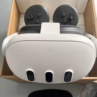 Casque de réalité mixte MetaQuest 3 128/512 Go à performances puissantes (reconditionné Premium) avec câble pour QuestPC VR