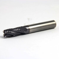 Fraise en bout d'ébauche de cobalt de HSS de haute précision 6mm pour la coupe efficace en métal