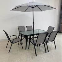 Usine certifiée JSL BSCI propose un ensemble de chaises de patio empilables de couleur OEM pour l'extérieur, collection extérieure, noir, pour jardin/extérieur
