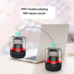 Nhà Máy Bán buôn tốt nhất giáng sinh khuyến mại Quà Tặng LED đầy màu sắc TWS Bluetooth Loa máy tính - Product Image 5