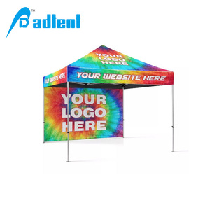 Lujo Aluminio <span class=keywords><strong>3x3</strong></span> Toldo Gazebos Tiendas de campaña al aire libre con cortina de marca impermeable Impresión de publicidad interior 5M Distancia de la Bahía - Product Image 4