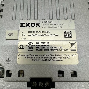Pantalla Táctil Exor Etop504 con Resolución de 1024x768, HMI de Automatización Industrial con Interfaz USB y Conexión Ethernet - Product Image 3