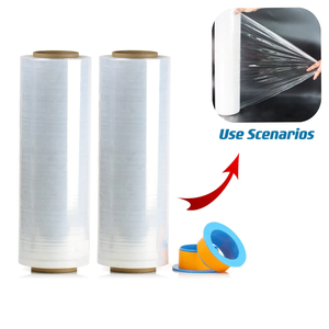LDPE Soft Casting Protective Stretch Film Transparent Self-adhesive Packaging <b>Roll</b> for Industrial Use - Product Image 2