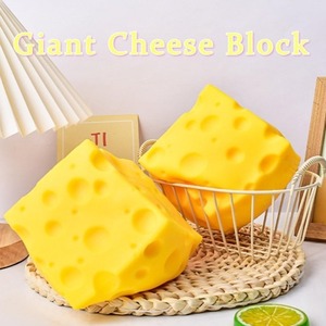 Juguete antiestrés de queso blandito de subida lenta, juguete sensorial de queso para apretar, juguete alimentario para aliviar el estrés del TDAH - Product Image 4