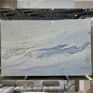 Dalle et carreaux de marbre en cristal bleu ciel du Brésil - Product Image 6