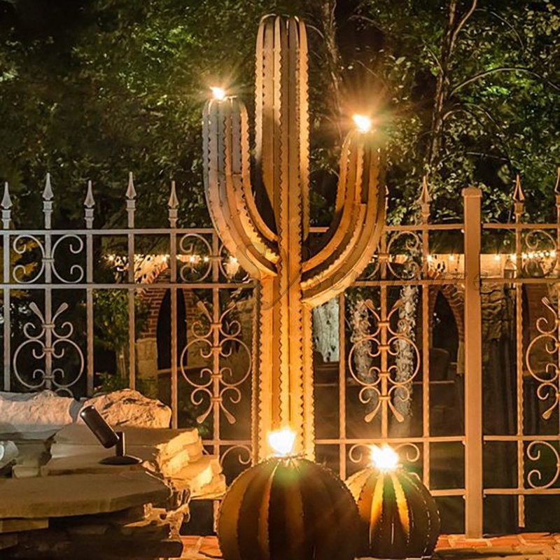 Corten-Stahl Kaktus-Skulptur Outdoor Edelstahl-Skulptur fr Pltze  Edelstahl-Metall-Gartenskulpturen| Alibaba.com