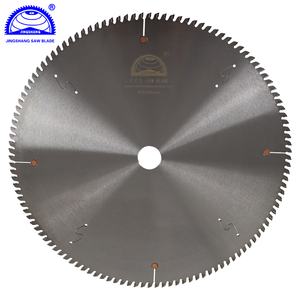 Lame de scie circulaire en alliage d'aluminium TCT de qualité industrielle 405mm 16 pouces Lame de scie à disque blanche personnalisable OEM pour la coupe de l'aluminium - Product Image 1