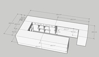 Comptoir de réception moderne et minimaliste en cuir Uyiem Heart Exchange-A15 pour salons de beauté, cafés, salons de thé, design d'angle