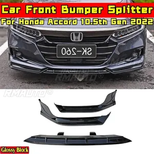 ลิ้นกันชนหลังสีดำด้าน รุ่น SK-260 ชุดแต่งสปลิตเตอร์กันชนหน้า สำหรับ Honda Accord รุ่นที่ 10.5 ปี 2022 อุปกรณ์ตกแต่งรถยนต์ - Product Image 3