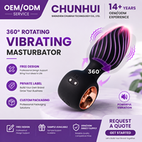 Großhandel 360 °   Prostata-Massagegerät Vibrierender Analplug Butt Plug Vibrator für Männer Wiederaufladbares Erwachsenen-Spielzeug