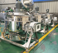 Vapeur à gaz électrique commerciale intelligente inclinaison automatique mélange de riz frit marmite à vapeur chemisée bouilloire chaudières machine