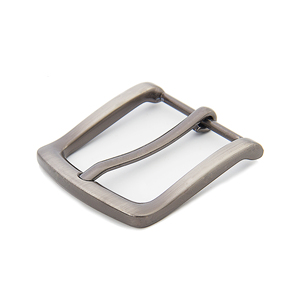 Fibbia in lega personalizzata all'ingrosso per gli uomini fornitura di fabbrica a buon mercato prezzo argento fibbia della cintura - Product Image 2