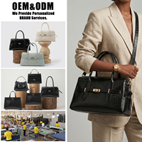 Sac à main pour femme en cuir véritable motif crocodile LZ Manufacturer, grande capacité, sac à bandoulière, sac à main en cuir personnalisé avec logo