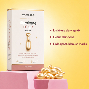 Cápsulas de Suero Facial con Niacinamida y Escualano, Antienvejecimiento, Blanqueador, Iluminador, Corrector de Manchas Oscuras, 30 Unidades, Esencia en Aceite, OEM - Product Image 1