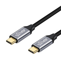 Câble de charge USB de type C 100W 5A 4K 60Hz USB-C USB 3.1 Gen 2 10Gbps Câble mâle à mâle à vitesse rapide