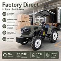 Tractor LAWNIO con Múltiples Configuraciones y Accesorios Disponibles, Tracción en las Cuatro Ruedas, PTO de Doble Velocidad para Labranza, Tractor 4x4