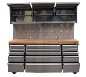 Chariot à <span class=keywords><strong>outils</strong></span> de <span class=keywords><strong>72</strong></span> <span class=keywords><strong>pouces</strong></span> en acier inoxydable anti-déformation, armoire à <span class=keywords><strong>outils</strong></span> robuste, vente directe d'usine - Product Image 1