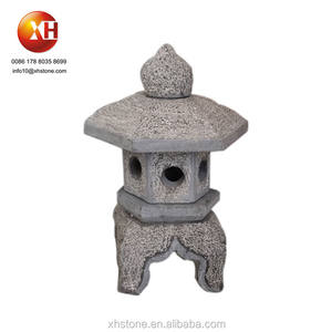 Lanterne de jardin <span class=keywords><strong>solaire</strong></span> <span class=keywords><strong>japonaise</strong></span> en pierre de granit Pagode Lanterne LED Lumière Lampe pour phare Décoration de jardin à domicile - Product Image 3