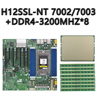 Carte mère H12SSL-NT E-ATX, processeurs EPYC 7F72/7F52/7B12/7H12/7742/7702P/7662/7642/7552/7542/7532/7502P, DDR4 intégré 2048 Go